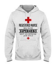SUPERHERO TITLE RN Hooded Sweatshirt tile
