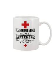 SUPERHERO TITLE RN Mug tile