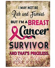 I AM A BREAST CANCER SURVIVOR 11x17 Poster front