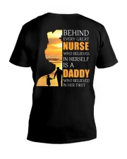 BEHIND A NURSE T-SHIRT V-Neck T-Shirt thumbnail