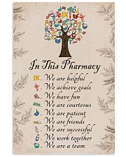 In this pharmacy 11x17 Poster front