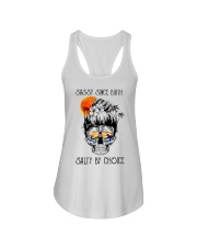 SALTY BY CHOICE Ladies Flowy Tank front