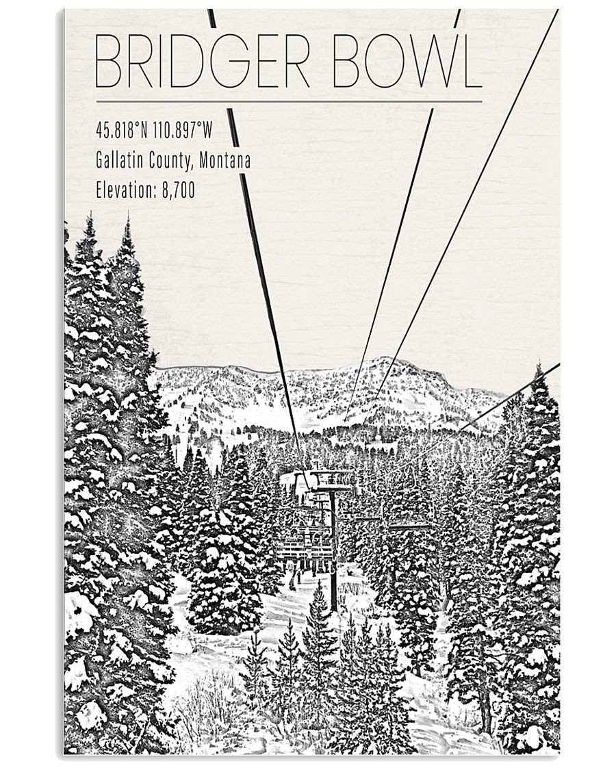 BRIDGER BOWL POSTER 16x24 Poster