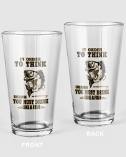 DRINK LIKE A FISH 16oz Pint Glass front