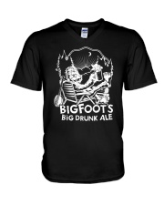 BIGFOOT BIG DRUNK ALE V-Neck T-Shirt thumbnail