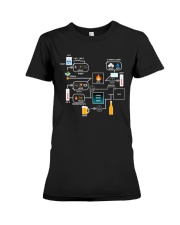 Homebrewing Premium Fit Ladies Tee thumbnail