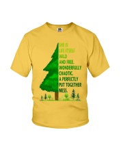 SHE IS LIFE ITSELF WILD AND TREE Youth T-Shirt thumbnail