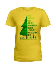 SHE IS LIFE ITSELF WILD AND TREE Ladies T-Shirt thumbnail