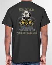 TURN AROUND SOCIAL DISTANCING Classic T-Shirt garment-tshirt-unisex-back-04