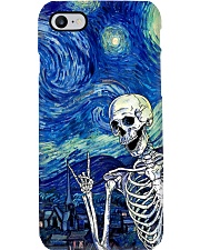 STARRY NIGHT SKULL Phone Case tile