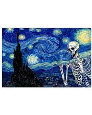 STARRY NIGHT SKULL Horizontal Poster tile