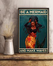 BE A MERMAID AND MAKE WAVES 16x24 Poster lifestyle-poster-3