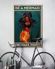 BE A MERMAID AND MAKE WAVES 16x24 Poster lifestyle-poster-7