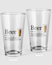 BEER - THE GLUE 16oz Pint Glass front