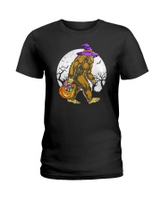 HALLOWEEN BIGFOOT Ladies T-Shirt thumbnail