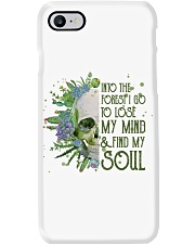 INTO THE FOREST SKULL Phone Case tile