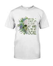 INTO THE FOREST SKULL Classic T-Shirt front