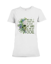 INTO THE FOREST SKULL Premium Fit Ladies Tee tile