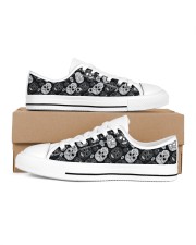 SUGAR SKULL 1 Women's Low Top White Shoes inside-left-outside-left
