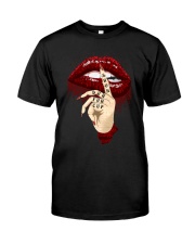 Tattoo dripping lips Premium Fit Mens Tee thumbnail