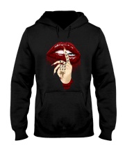 Tattoo dripping lips Hooded Sweatshirt thumbnail