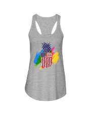 Perfect shirt for Independence Day - Pinapple Ladies Flowy Tank thumbnail