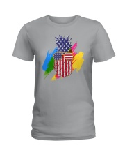 Perfect shirt for Independence Day - Pinapple Ladies T-Shirt thumbnail