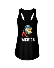BALD EAGLE - INDEPENDENCE DAY Ladies Flowy Tank thumbnail