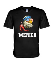 BALD EAGLE - INDEPENDENCE DAY V-Neck T-Shirt thumbnail