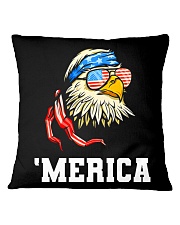 BALD EAGLE - INDEPENDENCE DAY Square Pillowcase thumbnail