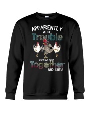 TROUBLE CHICKEN Crewneck Sweatshirt thumbnail
