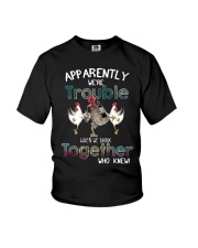 TROUBLE CHICKEN Youth T-Shirt thumbnail