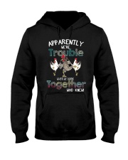 TROUBLE CHICKEN Hooded Sweatshirt thumbnail