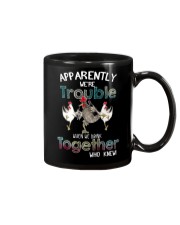 TROUBLE CHICKEN Mug thumbnail