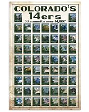 Colorado's 14ers 16x24 Poster front