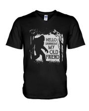 HELLO DARKNESS V-Neck T-Shirt thumbnail