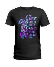 SASSY SINCE BIRTH Ladies T-Shirt thumbnail