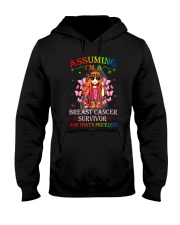 ASSUMING I'M A BREAST CANCER SURVIVOR Hooded Sweatshirt thumbnail