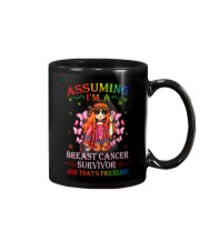 ASSUMING I'M A BREAST CANCER SURVIVOR Mug thumbnail