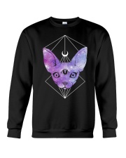 AWESOME TANK FOR CAT LOVERS Crewneck Sweatshirt thumbnail
