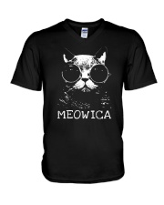 MEOWICA - BEST TANK FOR CAT LOVERS V-Neck T-Shirt thumbnail