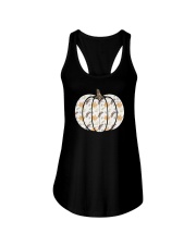 WHITE PUMPKIN HALLOWEEN Ladies Flowy Tank thumbnail