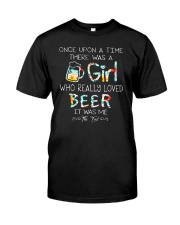 THERE WAS A GIRL WHO REALLY LOVED BEER Classic T-Shirt thumbnail