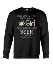 THERE WAS A GIRL WHO REALLY LOVED BEER Crewneck Sweatshirt thumbnail