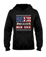BEER BECAUSE MAN SUCK Hooded Sweatshirt thumbnail