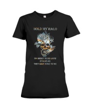 HOLD MY HALO Premium Fit Ladies Tee tile