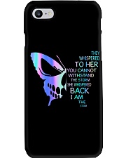 BUTTERFLY SKULL Phone Case tile