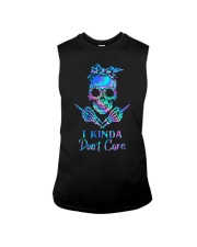 I KINDA DON'T CARE Sleeveless Tee tile
