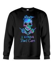 I KINDA DON'T CARE Crewneck Sweatshirt tile