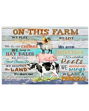 On this farm Horizontal Poster tile